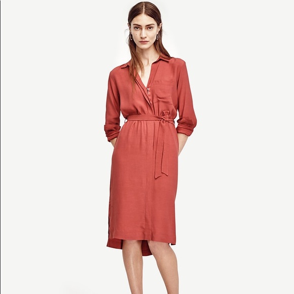 Ann Taylor Dresses & Skirts - Long Sleeve Shirt Dress